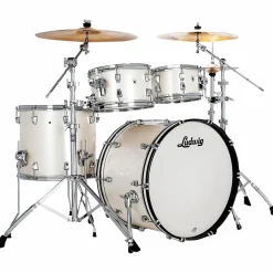 Ludwig NeuSonic 4-Piece Rapid Mod Shell Pack With 22" Bass Drum Silver Silk