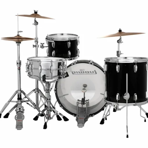 Ludwig Vistalite 3-Piece Pro Beat Shell Pack With 24" Bass Drum Smoke