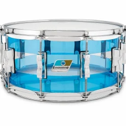 Ludwig Vistalite 50th Anniversary Snare Drum 14 x 6.5 in. Blue/Clear/Blue