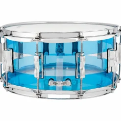 Ludwig Vistalite 50th Anniversary Snare Drum 14 x 6.5 in. Blue/Clear/Blue