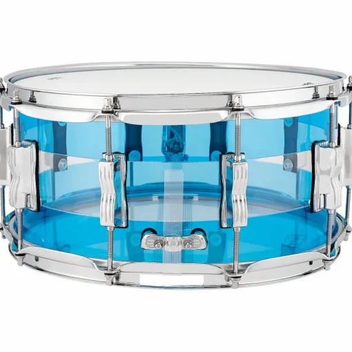 Ludwig Vistalite 50th Anniversary Snare Drum 14 x 6.5 in. Blue/Clear/Blue