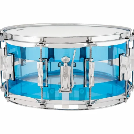 Ludwig Vistalite 50th Anniversary Snare Drum 14 x 6.5 in. Blue/Clear/Blue