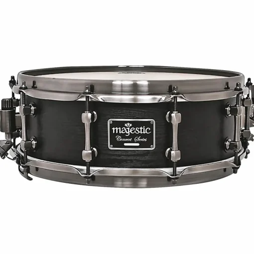 Majestic Concert Black Snare Drum Maple 14x5