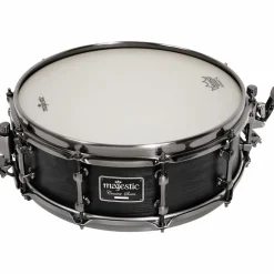 Majestic Concert Black Snare Drum Maple 14x5