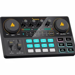 maono MAONOCASTER Lite Portable All-In-One Podcast Production Studio