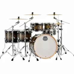 Mapex Armory Series Exotic Studioease Fast Shell Pack With 22" Bass Drum Black Dawn