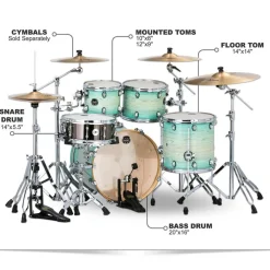 Mapex Armory Series Exotic Fusion Shell Pack Ultramarine Gloss