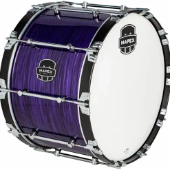 Mapex Quantum Mark II Drums on Demand Series Purple Ripple Bass Drum 28 in.