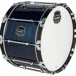 Mapex Quantum Mark II Drums on Demand Series Navy Ripple Bass Drum 24 in.