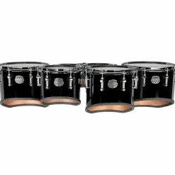 Mapex Quantum Mark II Series Classic Cut Tenor Large Marching Sextet 6, 8, 10, 12, 13, 14 in. Gloss Black