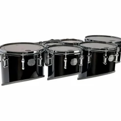 Mapex Quantum Mark II Series Classic Cut Tenor Large Marching Sextet 6, 8, 10, 12, 13, 14 in. Gloss Black