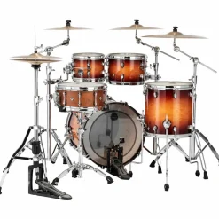 Mapex Saturn Evolution Fusion Maple 4-Piece Shell Pack With 20" Bass Drum Exotic Sunburst