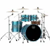 Mapex Saturn Evolution Rock Maple 4-Piece Shell Pack With 22" Bass Drum Exotic Azure Burst