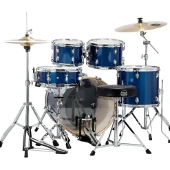 Mapex Venus 5-Piece Fusion Drum Set With Hardware and Cymbals Blue Sky Sparkle