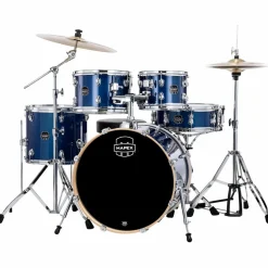 Mapex Venus 5-Piece Fusion Drum Set With Hardware and Cymbals Blue Sky Sparkle
