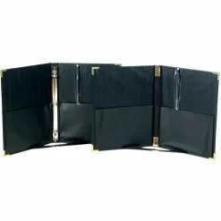 Marlo Plastics Premium Concert Choral Folder 9-1/4 x 12 with 3-ring binder - Black