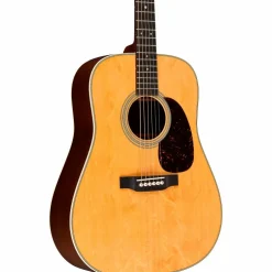 Martin Custom Shop 28 Style Dreadnought Premium Madagascar-Bearclaw Spruce Top Acoustic Guitar Natural