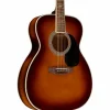 Martin Custom Shop M/0000-14 Style 45 European Spruce-Big Leaf Flame Maple Acoustic Guitar Ambertone