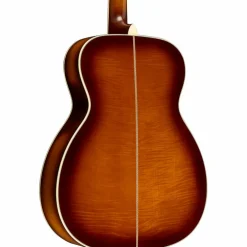 Martin Custom Shop M/0000-14 Style 45 European Spruce-Big Leaf Flame Maple Acoustic Guitar Ambertone
