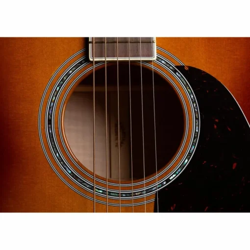Martin Custom Shop M/0000-14 Style 45 European Spruce-Big Leaf Flame Maple Acoustic Guitar Ambertone