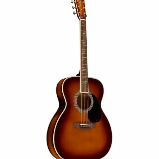 Martin Custom Shop M/0000-14 Style 45 European Spruce-Big Leaf Flame Maple Acoustic Guitar Ambertone