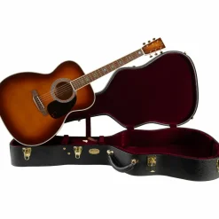Martin Custom Shop M/0000-14 Style 45 European Spruce-Big Leaf Flame Maple Acoustic Guitar Ambertone