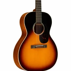 Martin Custom Shop Slope Shoulder Sitka Spruce VTS-Flamed Mahogany Grand Concert Acoustic-Electric Guitar Whiskey Sunset Burst