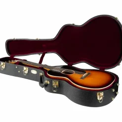 Martin Custom Shop Slope Shoulder Sitka Spruce VTS-Flamed Mahogany Grand Concert Acoustic-Electric Guitar Whiskey Sunset Burst