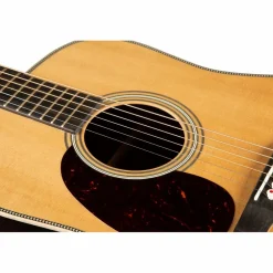 Martin Left-Handed D-28 Modern Deluxe Acoustic Guitar Natural Natural