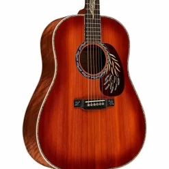 Martin Limited-Edition Hops and Barley Dreadnought Acoustic Guitar Toasted Burst