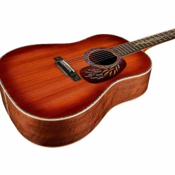 Martin Limited-Edition Hops and Barley Dreadnought Acoustic Guitar Toasted Burst