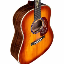 Martin Limited-Edition Hops and Barley Dreadnought Acoustic Guitar Toasted Burst