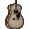 Martin Limited-Edition OM-45 John Mayer Signature Platinum Acoustic Guitar Gray Sunburst