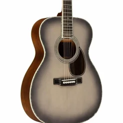 Martin Limited-Edition OM-45 John Mayer Signature Platinum Acoustic Guitar Gray Sunburst
