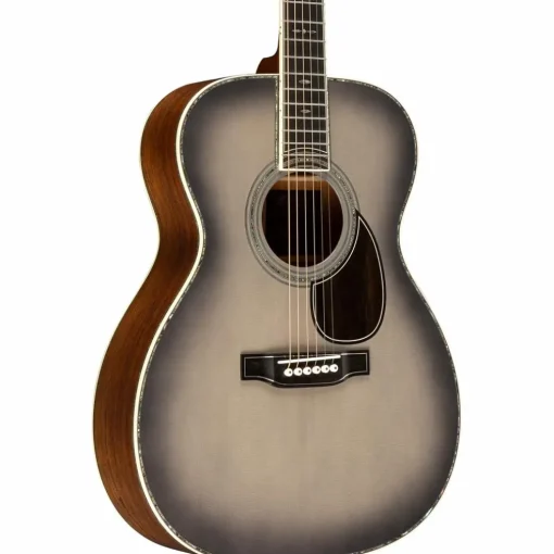 Martin Limited-Edition OM-45 John Mayer Signature Platinum Acoustic Guitar Gray Sunburst