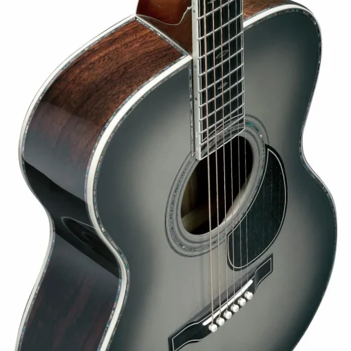 Martin Limited-Edition OM-45 John Mayer Signature Platinum Acoustic Guitar Gray Sunburst