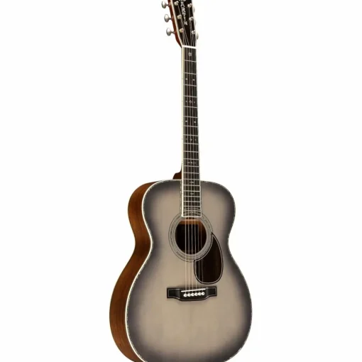 Martin Limited-Edition OM-45 John Mayer Signature Platinum Acoustic Guitar Gray Sunburst