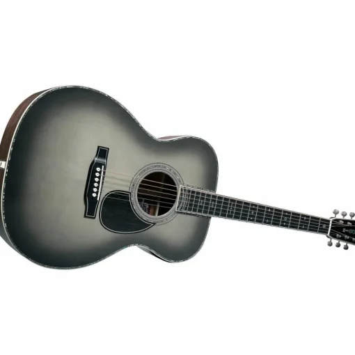 Martin Limited-Edition OM-45 John Mayer Signature Platinum Acoustic Guitar Gray Sunburst