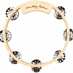 MEINL Artisan Edition Compact Tambourine with Steel Jingles 3 Row 8 in.