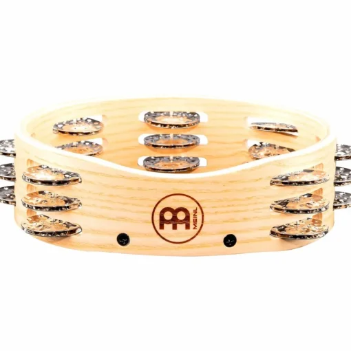 MEINL Artisan Edition Compact Tambourine with Steel Jingles 3 Row 8 in.