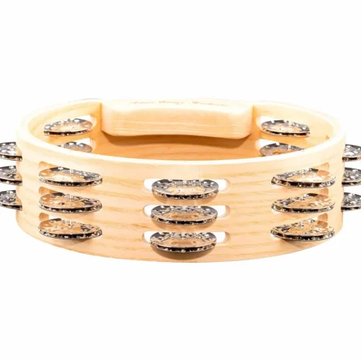 MEINL Artisan Edition Compact Tambourine with Steel Jingles 3 Row 8 in.