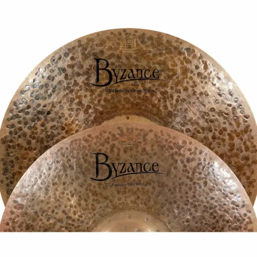 MEINL Byzance Big Apple Dark Hi-Hat Cymbals 15 in.