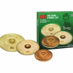 MEINL Byzance Vintage Series Benny Greb Sand Cymbal Set 14, 18, and 20 in.