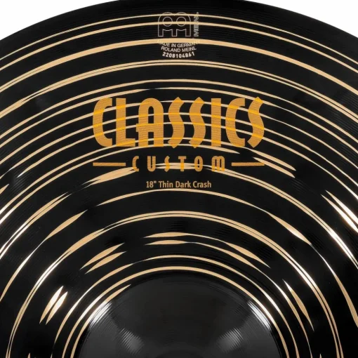MEINL Classics Custom Dark Thin Crash Cymbal 18 in.