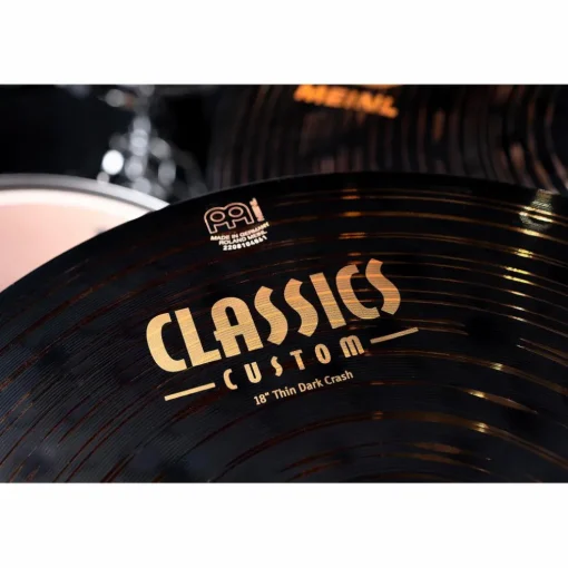 MEINL Classics Custom Dark Thin Crash Cymbal 18 in.