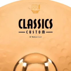 MEINL Classics Custom Medium Crash - Brilliant 16 in.