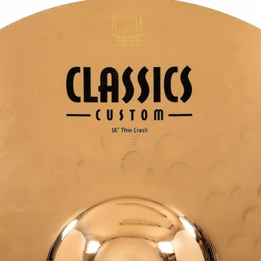 MEINL Classics Custom Thin Crash Brilliant Cymbal 16 in.
