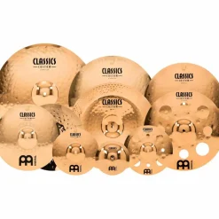 MEINL Classics Custom Triple Bonus Pack Cymbal Box Set With Free 8" Bell, 10" Splash, 12" Trash Splash