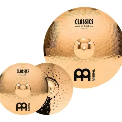 MEINL Classics Custom Triple Bonus Pack Cymbal Box Set With Free 8" Bell, 10" Splash, 12" Trash Splash