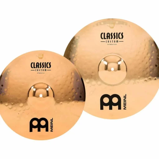 MEINL Classics Custom Triple Bonus Pack Cymbal Box Set With Free 8" Bell, 10" Splash, 12" Trash Splash